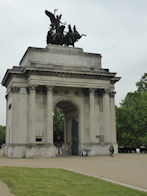 Hyde Park Corner and Wellington Arch area