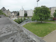 Hyde Park Corner and Wellington Arch area view from top of Arch